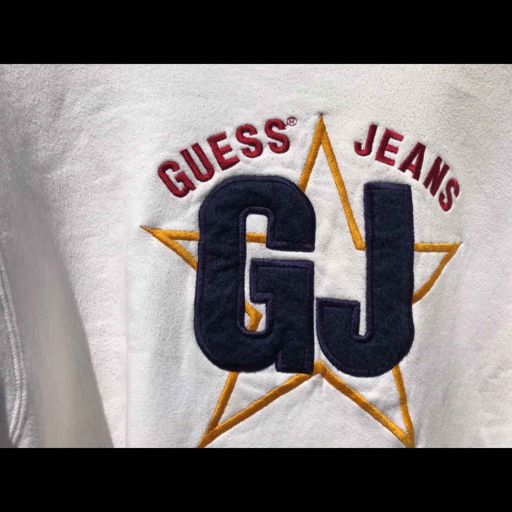SOLD Vintage Guess Jeans Crewneck Sweatshirt Large - Picture 3 of 7